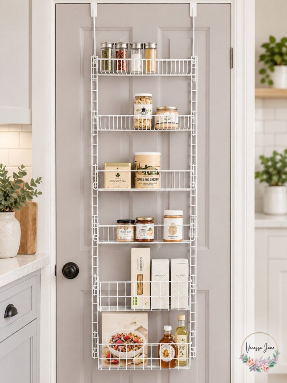 SALT Mounted or Over Door Pantry Organizer
